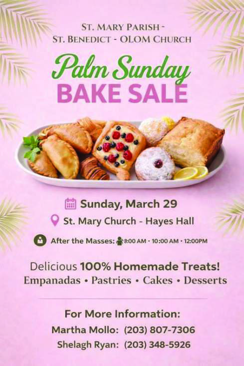 Palm Sunday Bake Sale