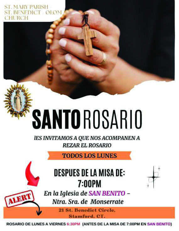 Santo Rosario — Every Monday